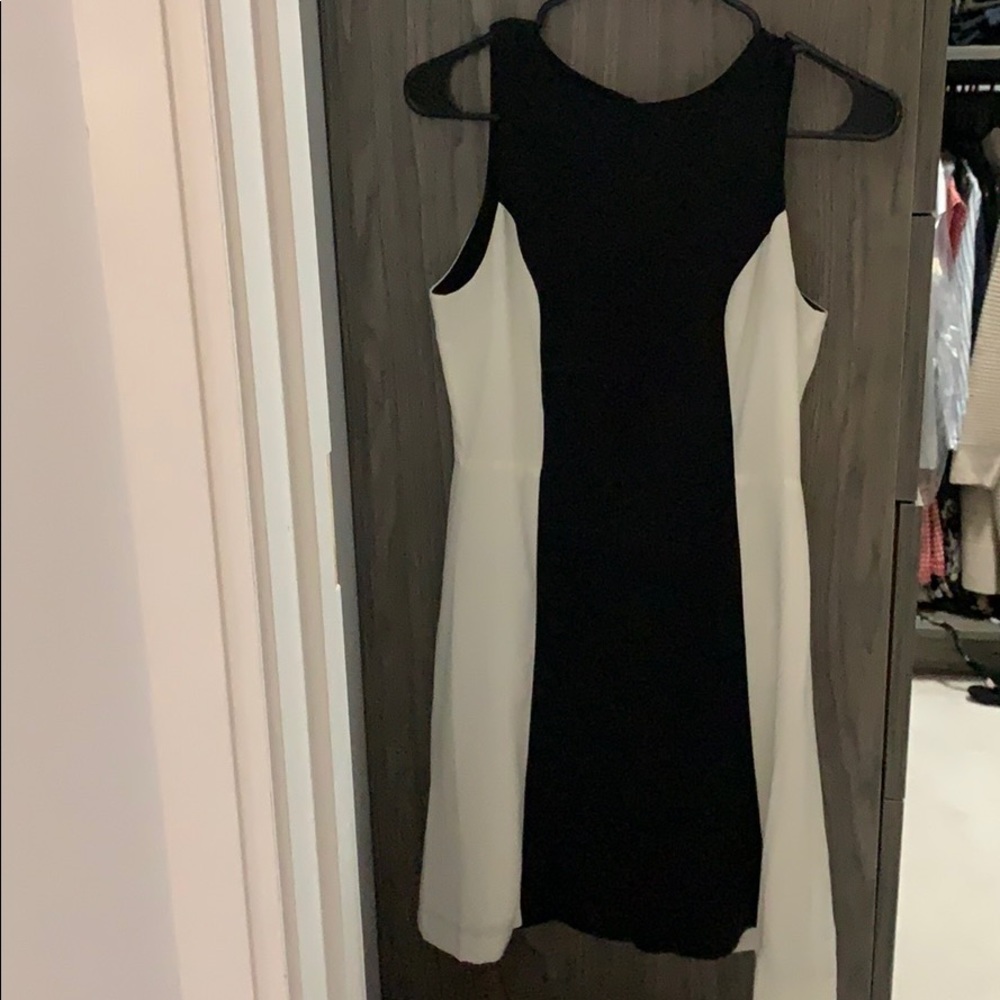 Black and white dress
